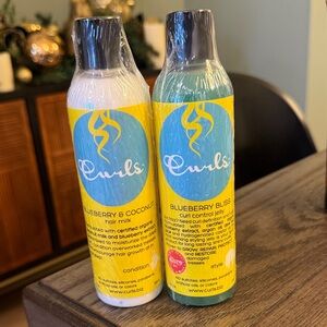 Blueberry & Coconut Hair Milk and Curl Control Jelly - Yellow Packaging